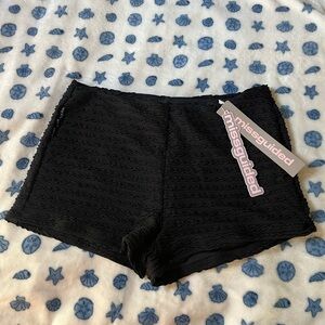 Missguided Textured Ribbed Fitted Shorts